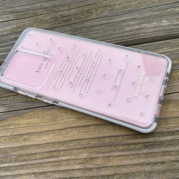 Kate Spade New York Phone Case for Samsung Galaxy S20 Ultra Clear w/ Crystal $50 - Picture 10 of 12